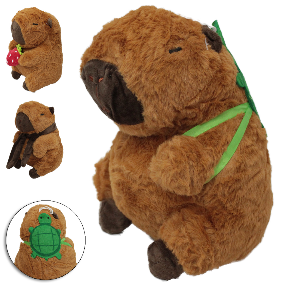 CAPIVARA DE PELUCIA TOP KIDS 20X13X13CM