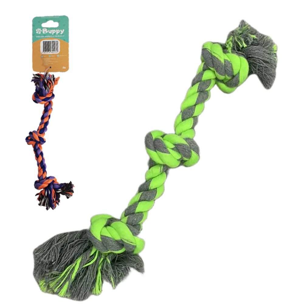 BRINQUEDO PARA CACHORRO CORDA COM 3 NO 29CM