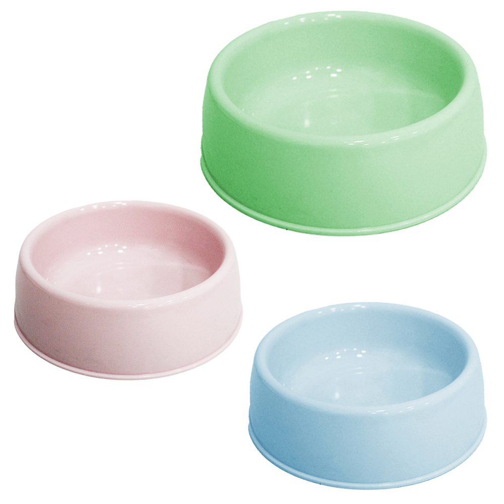 COMEDOURO / BEBEDOURO DE PLASTICO 400ML 5X14,5CM DE Ø