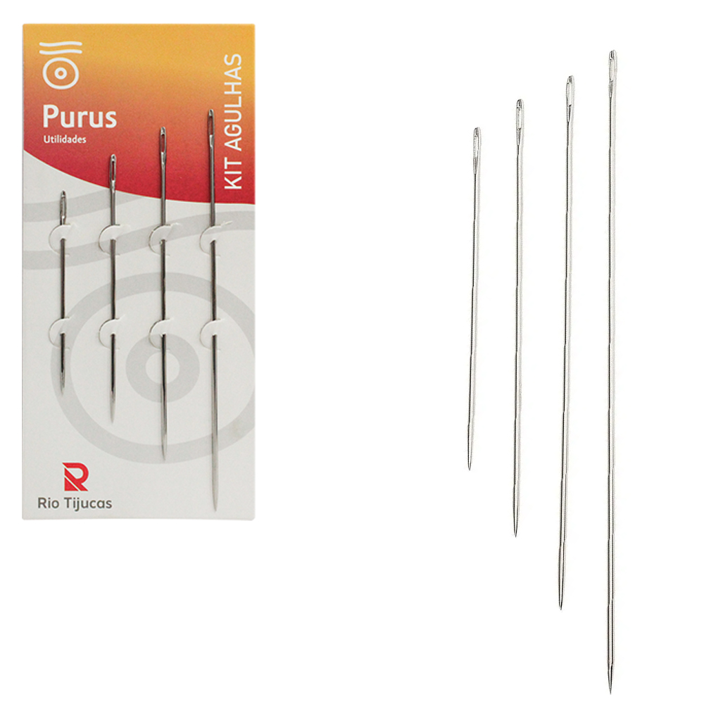 KIT COSTURA COM 4 AGULHAS