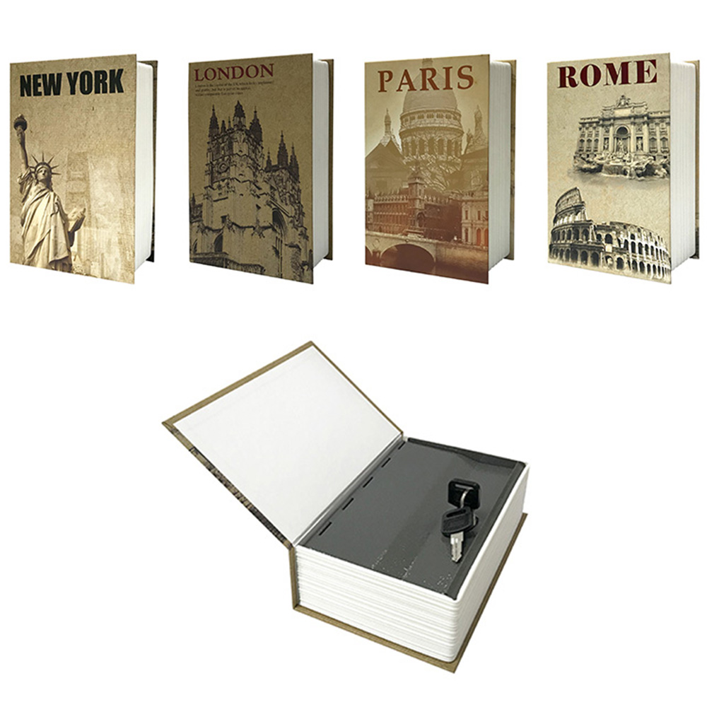 COFRE LIVRO ESTAMPAS SORTIDAS 18X11,5X5,5CM