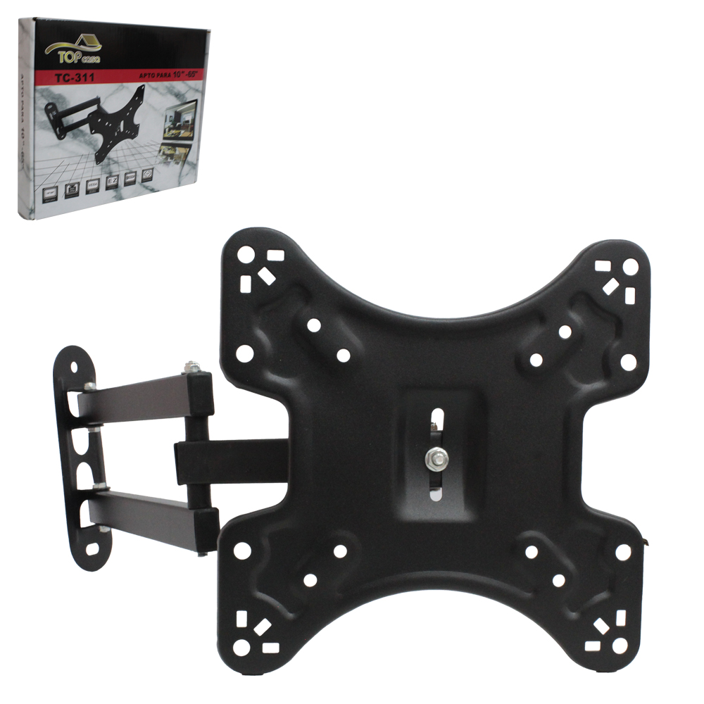 SUPORTE PARA TV DE 10'' A 65'' ARTICULAVEL E INCLINAVEL TOP CASA