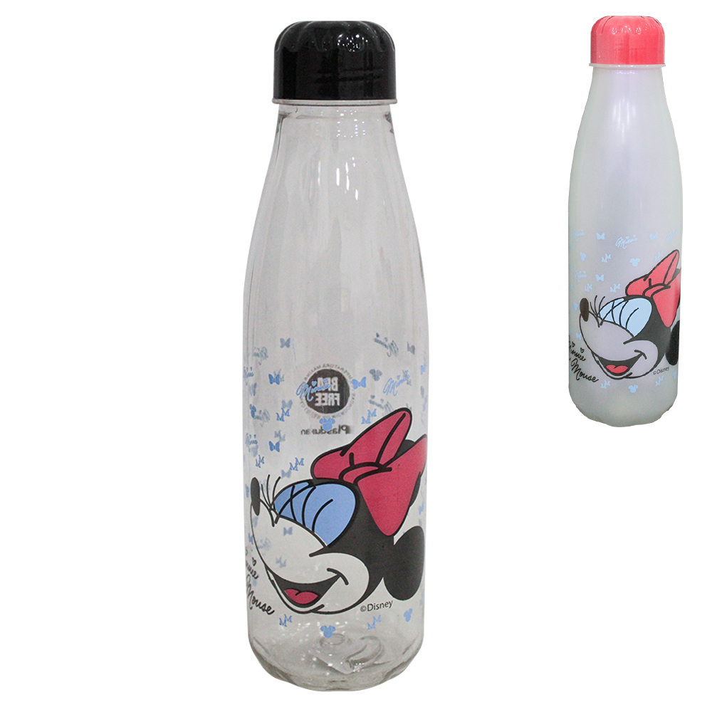 GARRAFA SQUEEZE DE PLASTICO PET PARIS MINNIE 1L