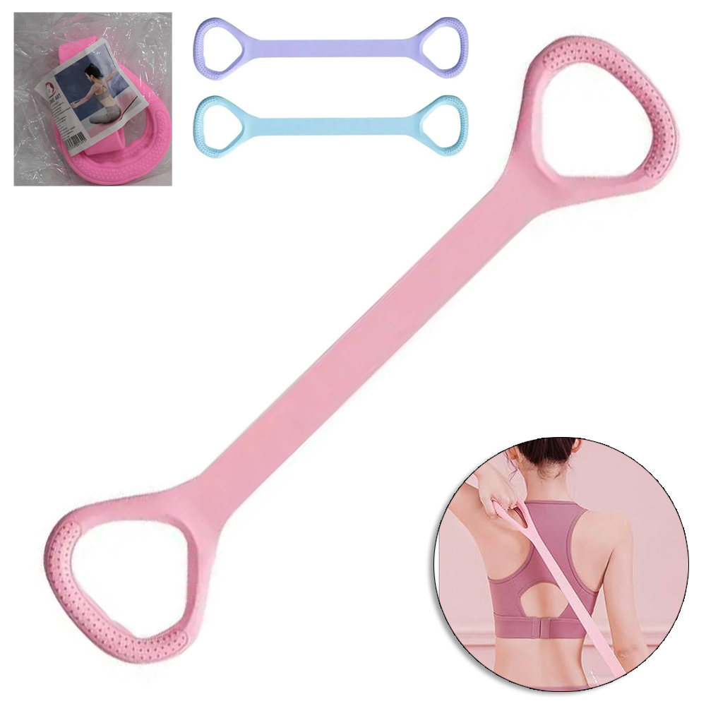 CINTO DE ALONGAMENTO ELASTICO PARA EXERCICIOS OMBRO / BRACOS / ABDOMEN / PERNAS 48,5X10CM