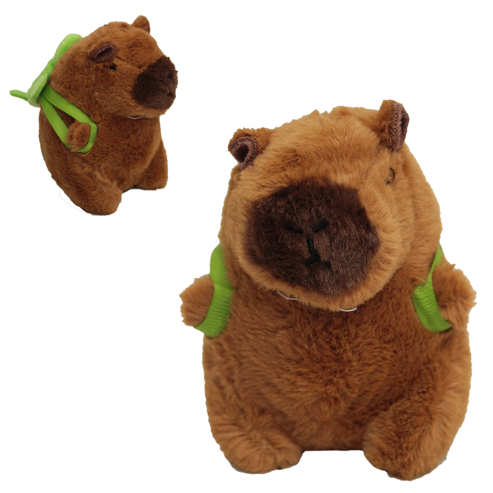 CHAVEIRO DE PELUCIA CAPIVARA 10X8X8CM