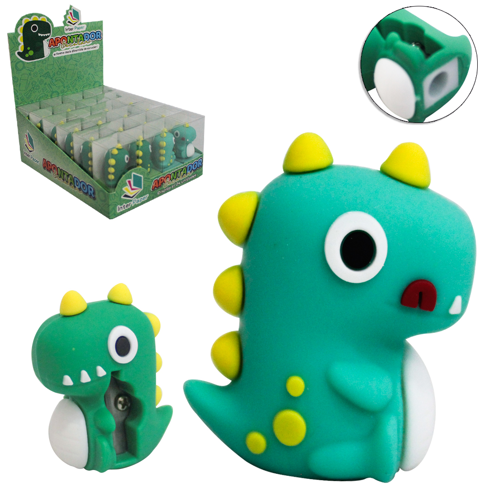 APONTADOR ESCOLAR DINOSSAURO INTER PAPER DP PLAY