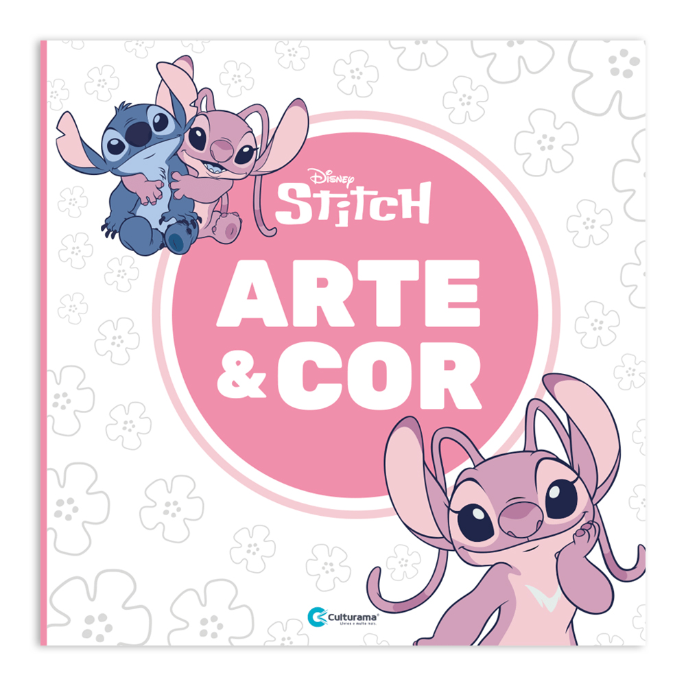 LIVRO DE COLORIR ARTE E COR STITCH 36 PAGINAS 27X27CM