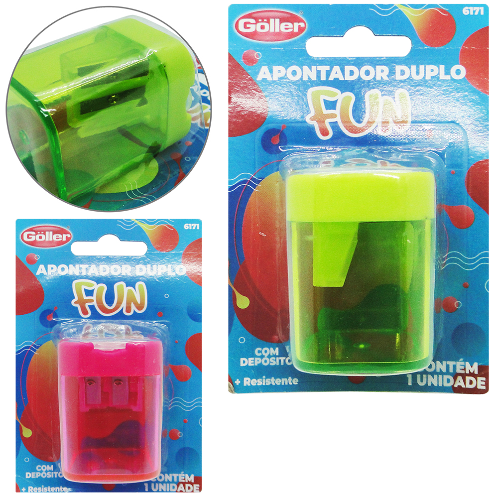 APONTADOR DUPLO FUN COM DEPOSITO 