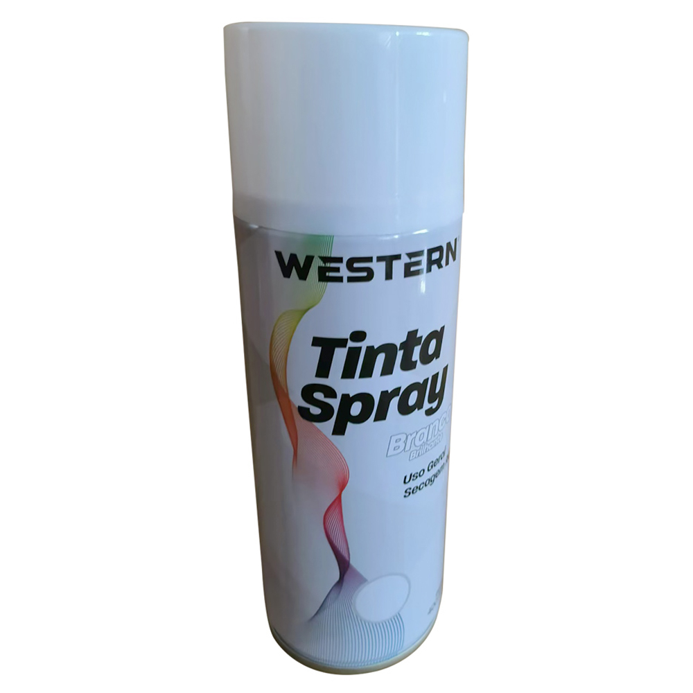TINTA SPRAY USO GERAL BRANCO BRILHANTE 400ML/250G