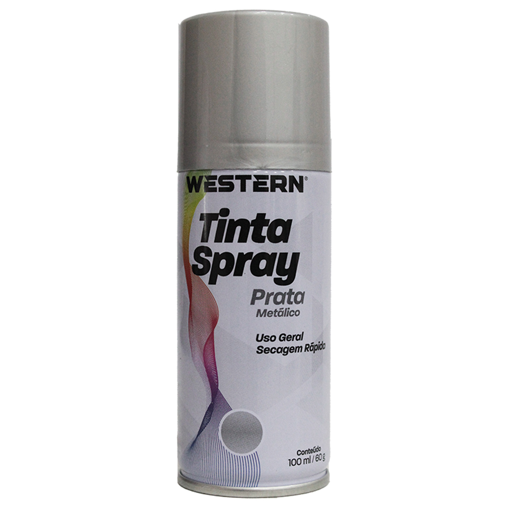 TINTA SPRAY USO GERAL PRATA 100ML / 60G