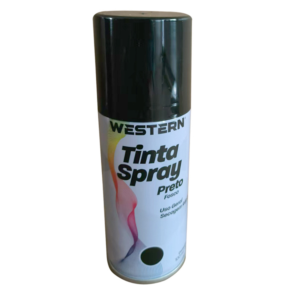 TINTA SPRAY USO GERAL PRETO FOSCO 100ML / 60G
