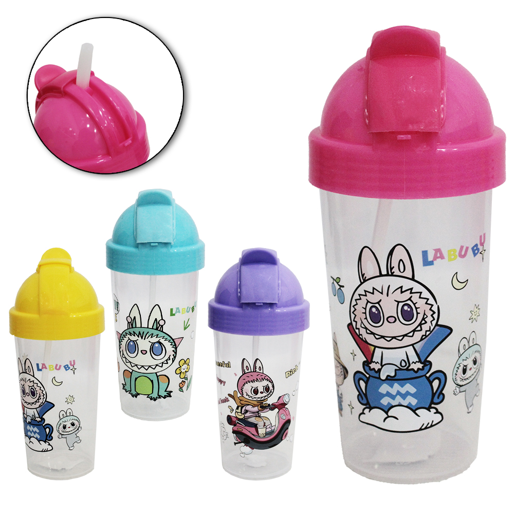 COPO BABY COM TAMPA E CANUDO DE PLASTICO LABB 260ML