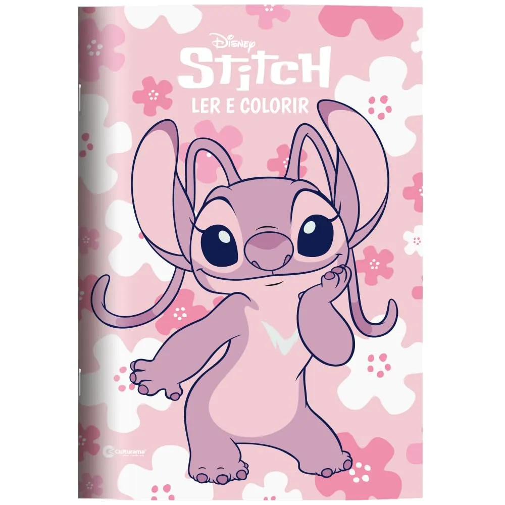 LIVRO LER E COLORIR STITCH 8 PAGINAS 27X20CM