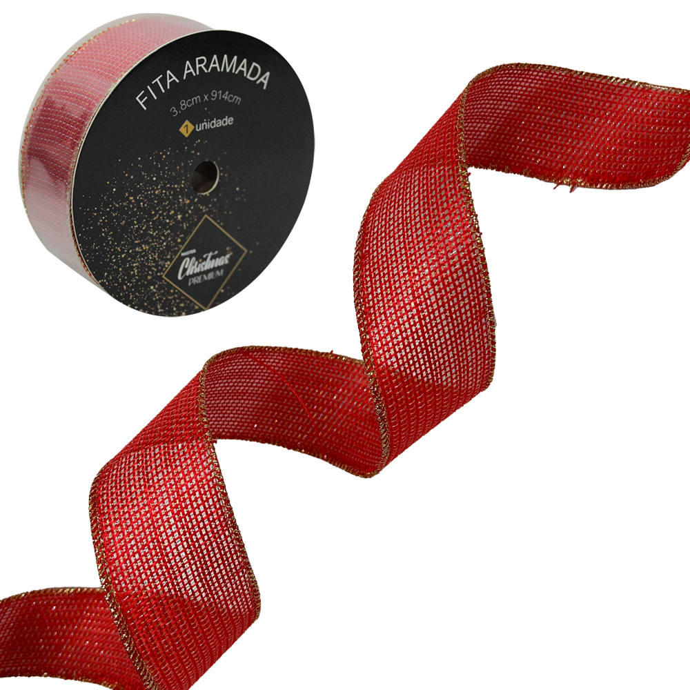 FITA ARAMADO LINHO VM PREMIUM 3,8X914CM DP PLAY