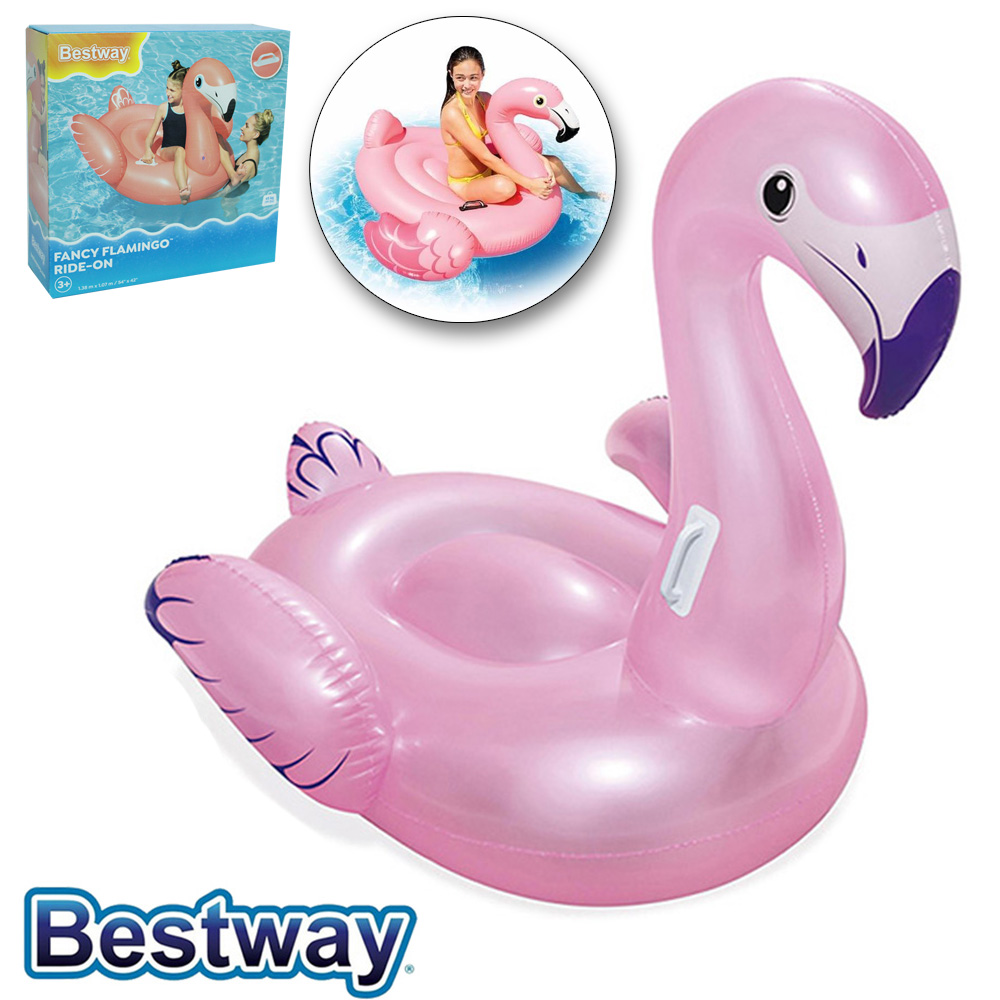 BOIA INFLAVEL FLAMINGO 1,27X1,27M NA CAIXA 