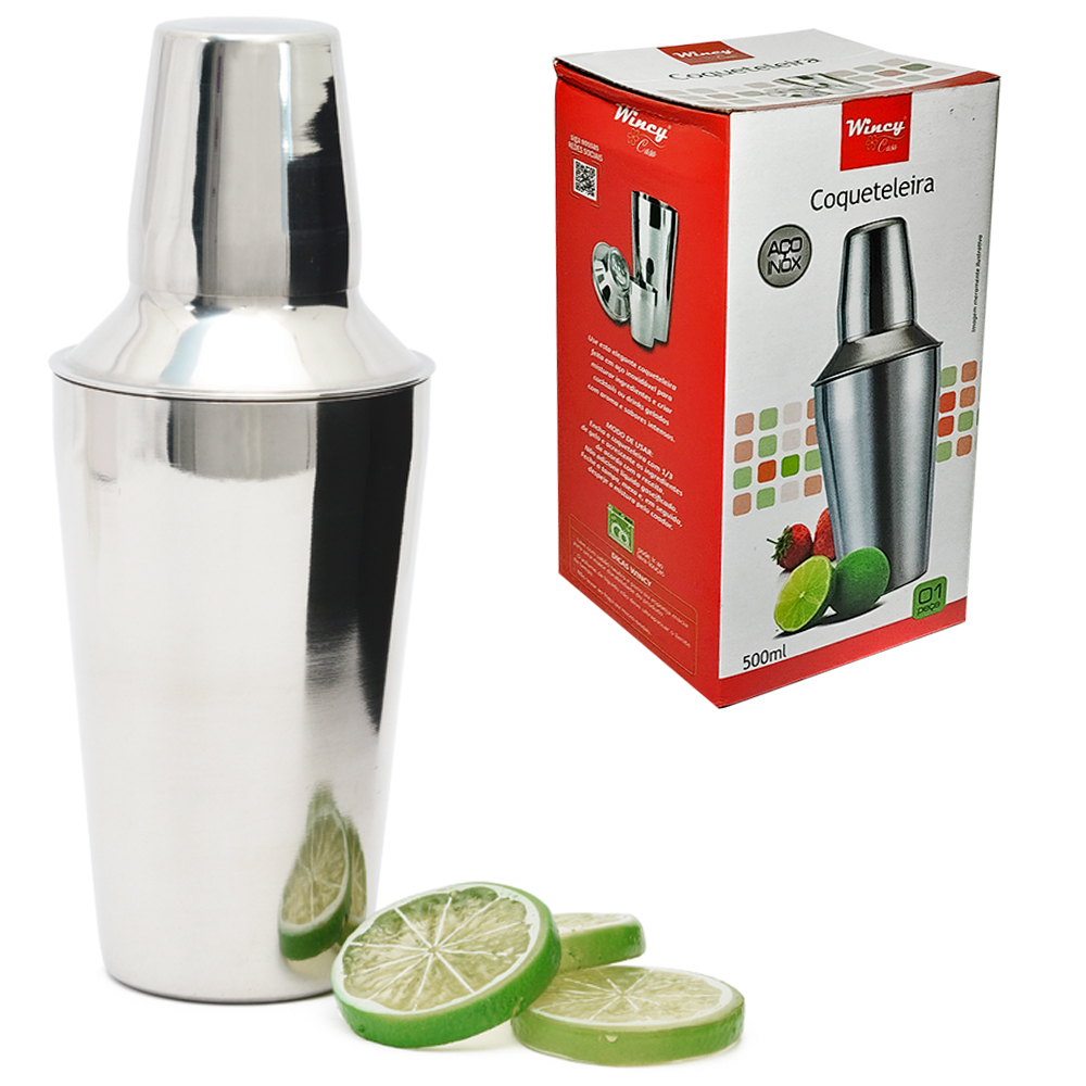 COQUETELEIRA SHAKEIRA DE INOX PREMIER 500ML 