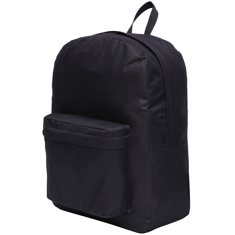 MOCHILA JUVENIL MASCULINA BASIC WINTH ALL BLACK 17,5''