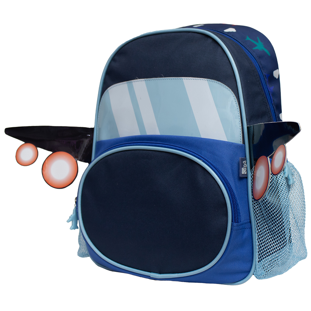 MOCHILA INFANTIL MASCULINA AVIAO 14''