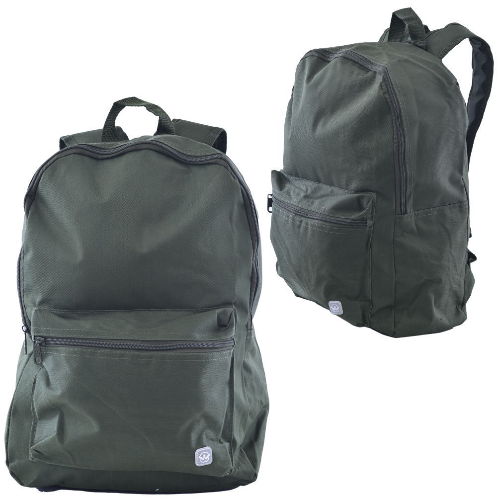 MOCHILA JUVENIL MASCULINA WINTH FULL GREEN 17,5''