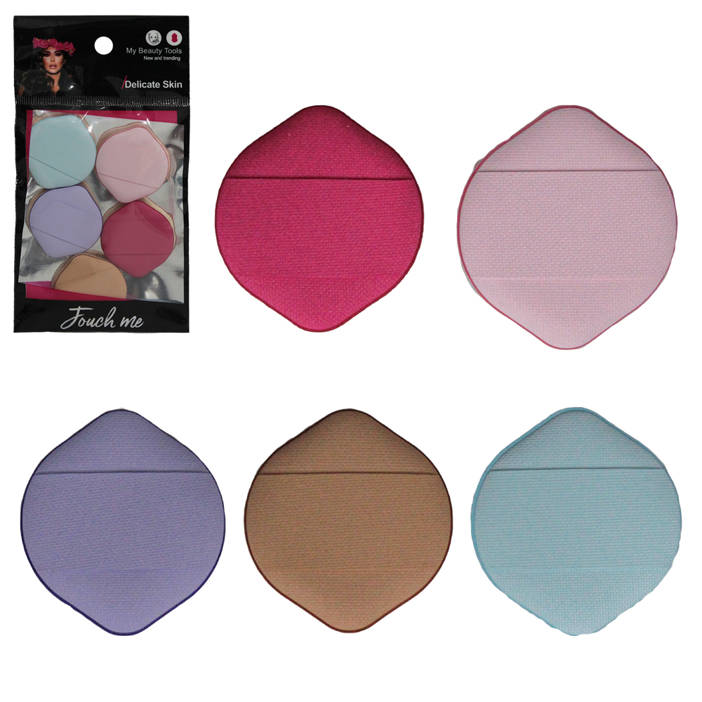 ESPONJA PARA MAQUIAGEM COM 5 PECAS 4X3,5CM