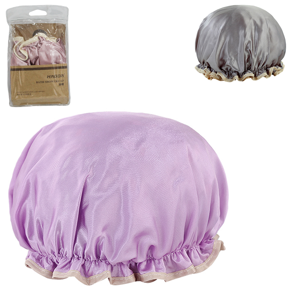 TOUCA DE BANHO DE CETIM / POLIESTER LISA COLORS 25CM DE Ø NA BOLSA