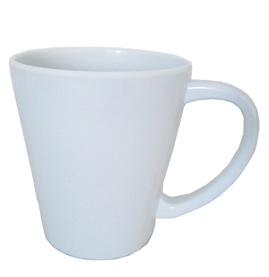 CANECA DE MELAMINA BRANCO LIGHT 350ML 